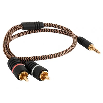 Proson Arctic 3,5 mm-2x RCA-Stecker, 0,5 Meter