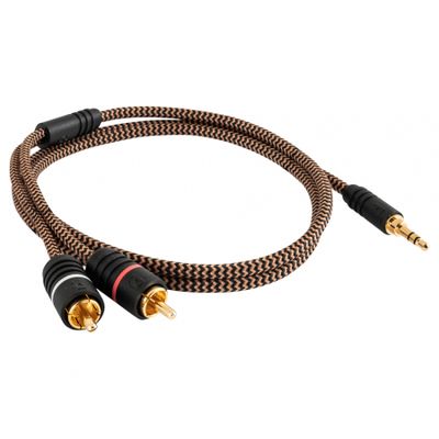 Proson Arctic 3,5 mm-2x RCA-Stecker, 1 Meter