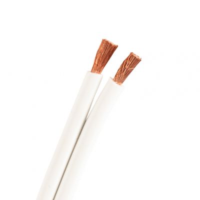 Proson Arctic 2x4,0 mm² weißes Lautsprecherkabel, Meterware