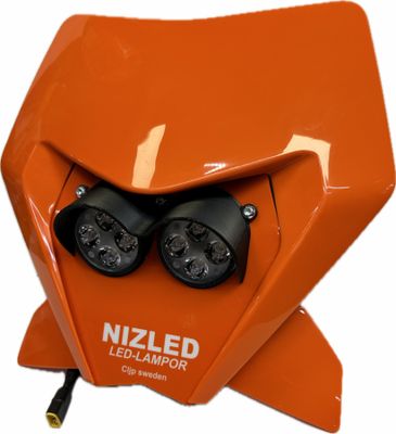 Lampenabdeckung mit 1-3 Stück E406k/E405k-Spitzenlampen 40w, KTM 2017-2020-2024-