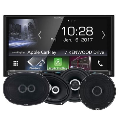 Kenwood DMX-7017BTS & GAS Silver-Lautsprecher