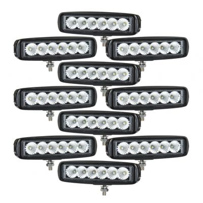 10er-Pack NIZLED B18RF, 15,8 cm Rück-/Arbeitsscheinwerfer, 18W, Arbeitsscheinwerfer-Paket