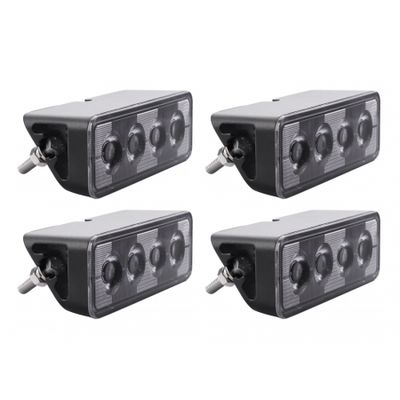 4er-Pack NIZLED B24RF, angewinkelter 13 cm Rück-/Arbeitsscheinwerfer, 24W, Arbeitsscheinwerfer-Paket