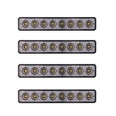 4er-Pack NIZLED B48RF, angewinkelter 24,2 cm Rück-/Arbeitsscheinwerfer, 48W, Arbeitsscheinwerfer-Paket