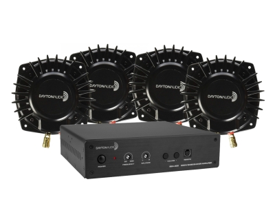 Dayton Audio BSA200 mit 4x BST-1, Bass-Shaker-Paket