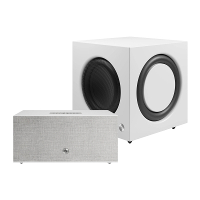 Audio Pro C20 W mit SW10, aktives Lautsprecherpaket in Weiß