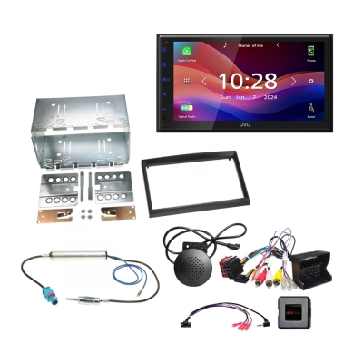 JVC KW-M695DBW Car-Audio-Paket für Citroen/Fiat/Peugeot