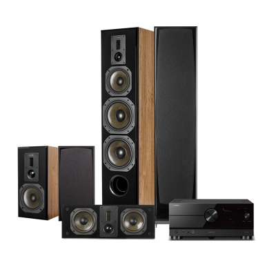 Dynavoice Definition 5.0 Heimkino-Paket mit Yamaha RX-A4A, Eiche