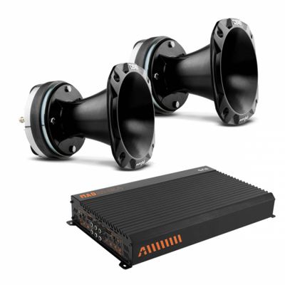 2er-Pack DS18 PRO-DKH1F, SPL-Paket mit Verstärker