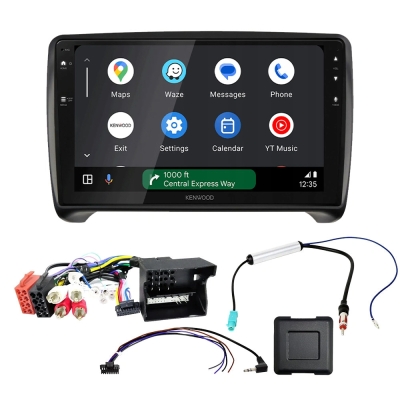 Kenwood DMX80AXS Autoradio-Paket für Audi TT 8J 2006-2014