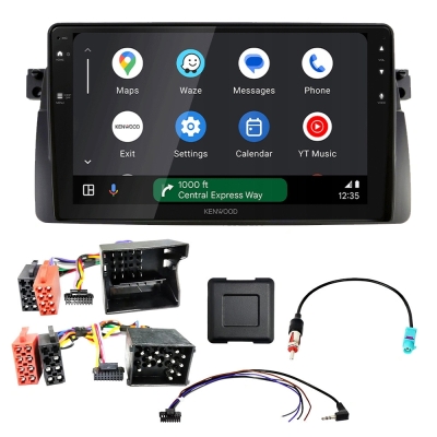 Kenwood DMX80AXS Autoradio-Paket für BMW 3-serie E46 1998-2007