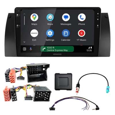 Kenwood DMX80AXS Autoradio-Paket für BMW 5-serie E39 1996-2004