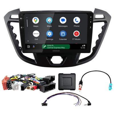 Kenwood DMX80AXS Autoradio-Paket für Ford Transit Custom/Tourneo Custom 2012-2018