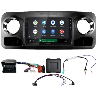 Kenwood DMX80AXS Autoradio-Paket für Mercedes Sprinter W907/W910 2018-