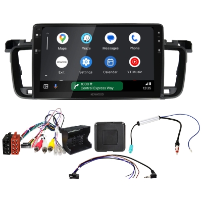Kenwood DMX80AXS Autoradio-Paket für Peugeot 508 2010-2018