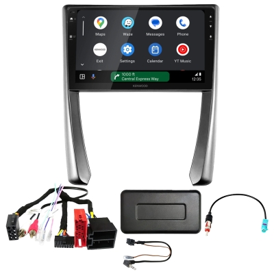 Kenwood DMX80AXS Autoradio-Paket für Porsche Boxster/Cayman 987 2005-2009