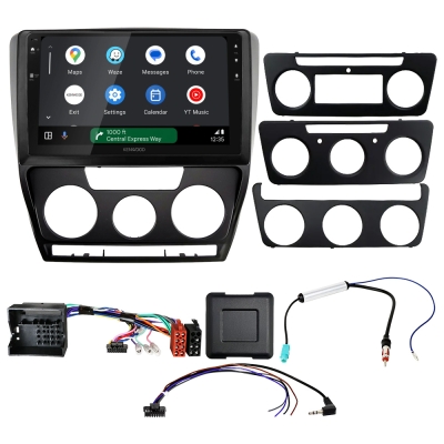 Kenwood DMX80AXS Autoradio-Paket für Skoda Octavia 1Z 2004-2013