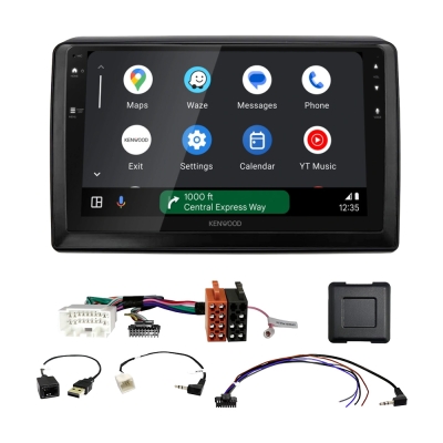 Kenwood DMX80AXS Autoradio-Paket für Suzuki Swift 2017-2024, matt svart