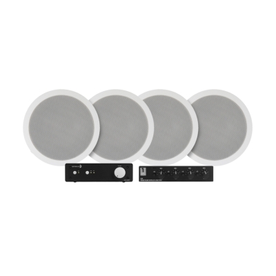 Dayton Audio DTA-100ST Multiroom-Paket mit Schalter und 2 Paar System One IC620