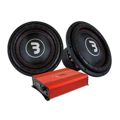 2er-Pack Bass Habit Elite 2 E2380D1 & SPL ELITE 5100.1DF, Basspaket
