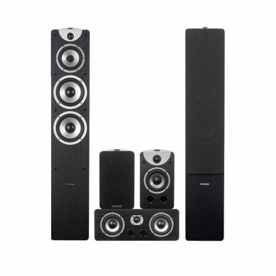 Dynavoice Magic F-7 EX V3 Lautsprecherpaket 5.0, schwarz
