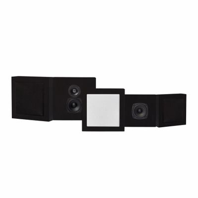 DLS Flatbox Mini On-Wall Lautsprecherpaket 5.0, schwarz