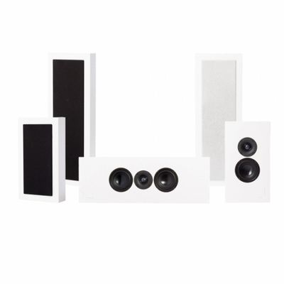 DLS Flatbox XL v2 On-Wall Lautsprecherpaket 5.0, weiß