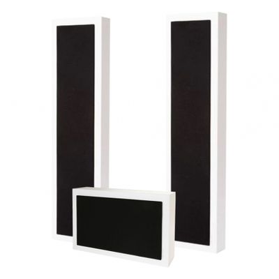 2er-Pack DLS Flatbox XXL & Flatsub 8.2 Lautsprecherpaket 2.1, weiß