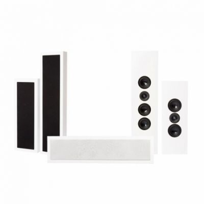 DLS Flatbox XXL v2 On-Wall Lautsprecherpaket 5.0, weiß