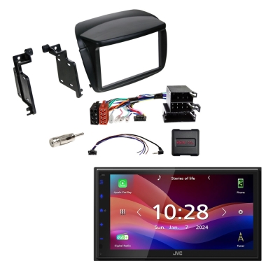 JVC KW-M695DBW Autoradio-Set für Fiat Doblo/Opel Combo D