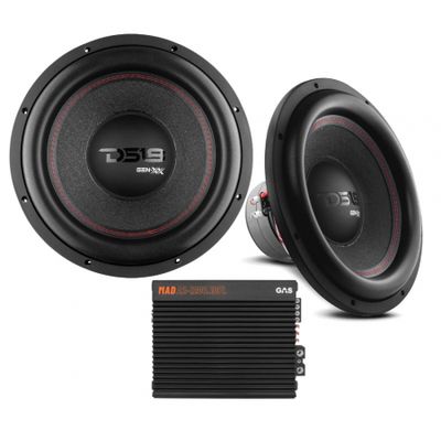 2er-Pack DS18 GEN-XX15.4DHE & GAS MAD A2-1200.1DFL, Basspaket
