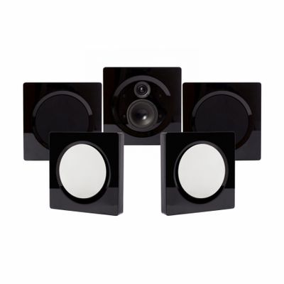 DLS Flatbox D-One On-Wall Lautsprecherpaket 5.0, schwarz