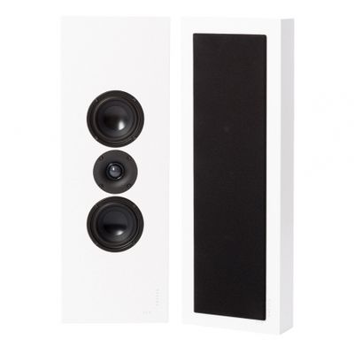 2er-Set DLS Flatbox XL On-Wall-Lautsprecher, mattweiß