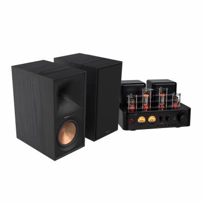 Dayton Audio HTA100 & Klipsch R-60M, 2.0-Stereo-Set