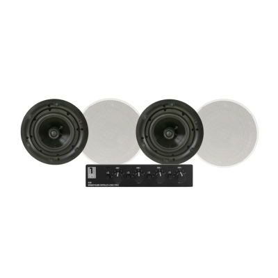 4er-Pack DLS IC623 mit System One SC4B Lautsprecherumschalter