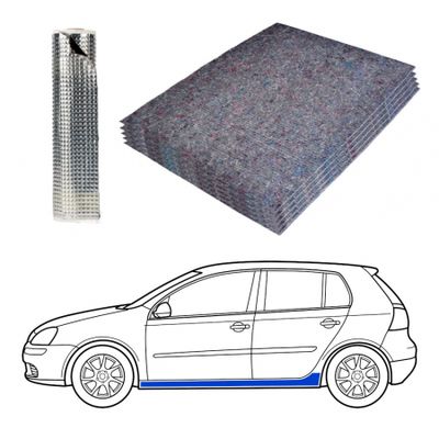 Dämmung für Hatchback, Boden