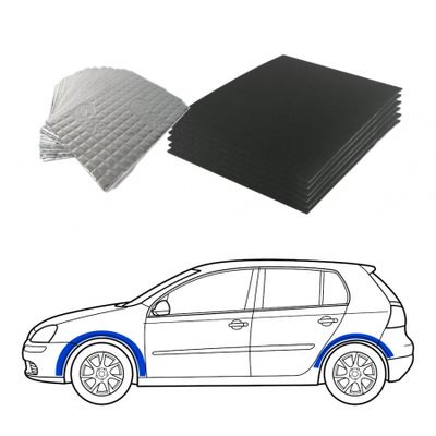 Dämmung für Hatchback, Radkästen