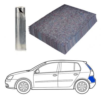 Dämmung für Hatchback, Kofferraum inkl. Klappe