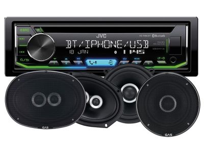 JVC KD-R992BT & GAS SILVER-Lautsprecher