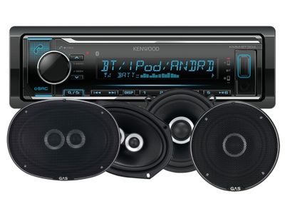 Kenwood KMM-BT304 & GAS SILVER-Lautsprecher