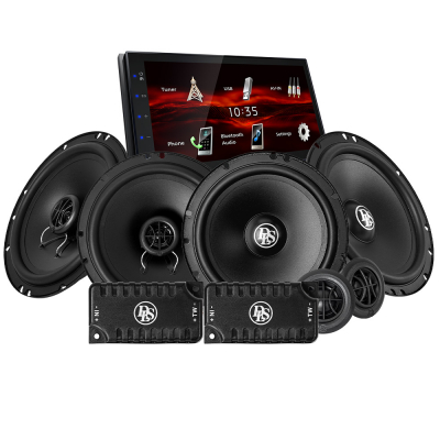 JVC KW-M180BT & DLS PA Front- und Hecksystem, Car-Audio-Paket