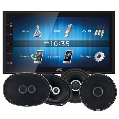 JVC KW-M24BT & GAS Silver-Lautsprecher