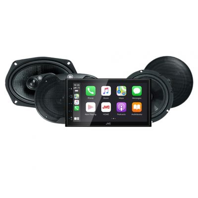 JVC KW-M560BT & DLS Performance M2-Lautsprecher, Car-Audio-Paket