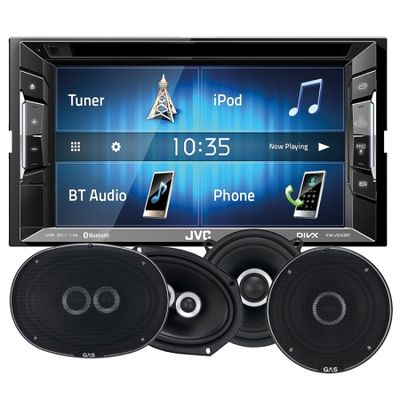 JVC KW-V240BTE & GAS Silver-Lautsprecher