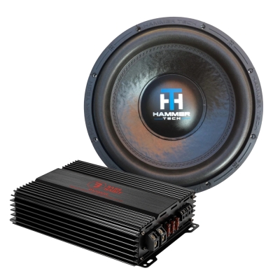 Hammer Tech LCW12V2D4 mit Bass Habit RA2000W, 1x12 Basspaket
