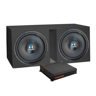2x15 Basspaket mit Hammer Tech LCW15V2D4 in Box mit Endstufe