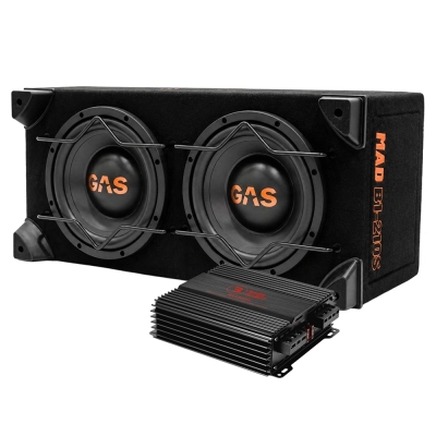 GAS MAD B1-210S mit RA1200W, 2x10 Zoll Basspaket