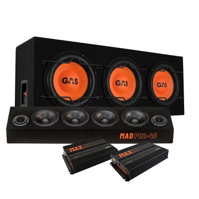 GAS MAD B1-310 Raggarpaket mit Hutablage und Endstufe