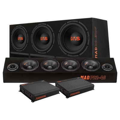 GAS MAD B2-310V mit PB2-46 und Endstufe, Raggare-Paket