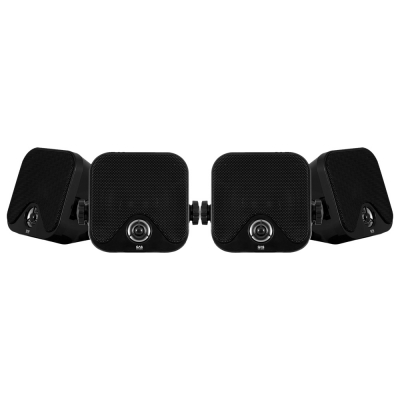 4er-Pack GAS MAD BK1-44, 4-Zoll 2-Wege-Gehäuselautsprecher